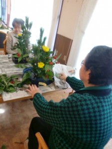 生け花教室＆演奏会！？ 写真