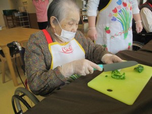 ２グループ　料理教室 写真