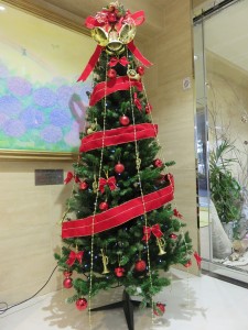 クリスマスツリー　点灯♪ 写真