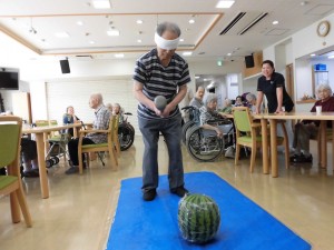 スイカ割り 写真