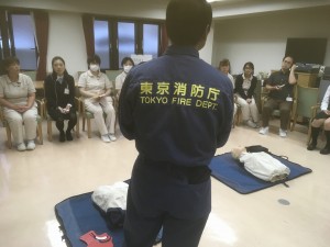 救急救命の訓練です 写真