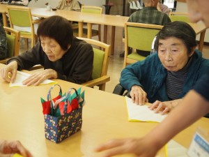 折り紙教室 写真