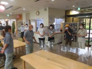 消防訓練＆備蓄品確認 写真