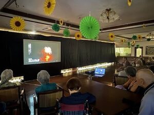 DVD花火大会鑑賞会と「かおちゃんのかき氷」 写真