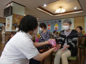 8月　誕生日会 写真