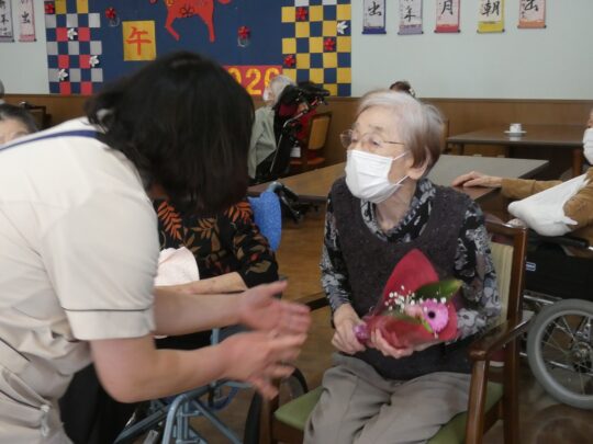 1月誕生日会 写真