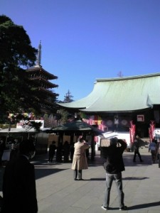 快晴の初詣 写真