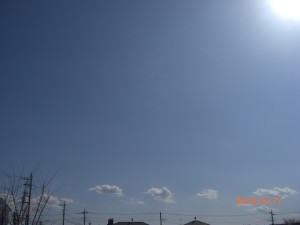 春日、春光、春の空 写真