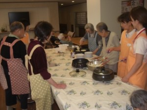 今月の茶話会は・・・ 写真