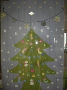 3階クリスマス飾り 写真