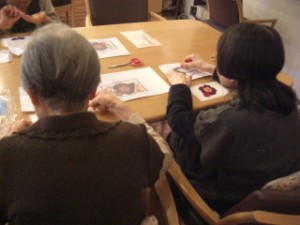 押し花教室 写真