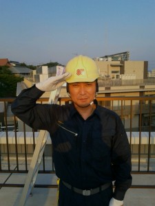 自衛消防訓練 写真