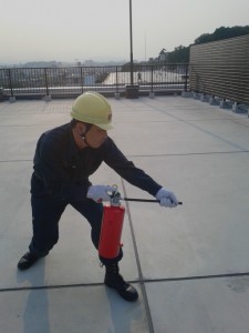 自衛消防訓練№２ 写真