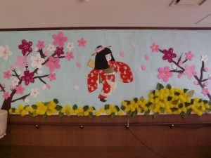 「日野の壁画は春爛漫♪」 写真