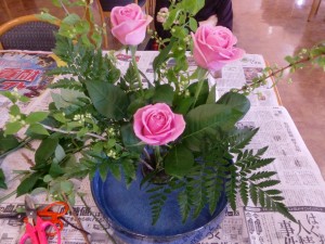 「生け花教室」 写真