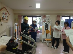 ー　防災訓練　ー 写真