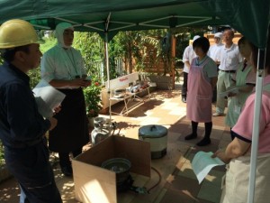 八王子西にて防災訓練実施 写真