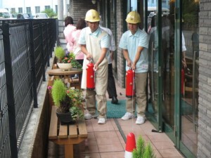 震災対応訓練および総合訓練 写真