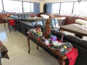 ６階ラウンジクリスマスバージョン 写真
