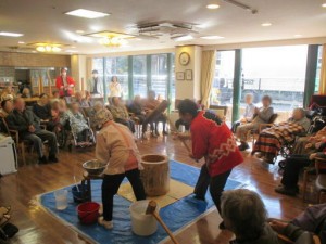 恒例　餅つき大会 写真