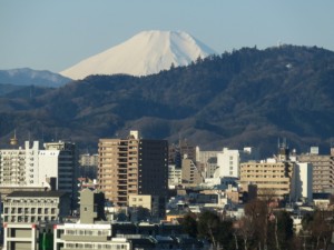 今日の八王子は快晴！でも気温は低くマイナス３℃でした。 写真
