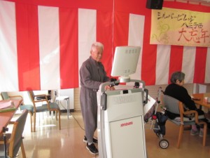 入居者様との忘年会 写真