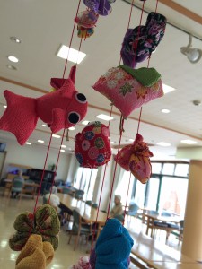 桃の節句も近く、3月2日には施設のひな祭り会が行われます。 写真