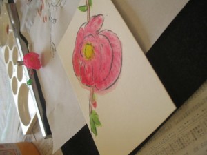 2月２５日　絵手紙 写真