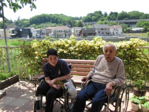 八王子西のテラスにて。 写真