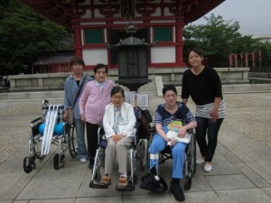 高幡不動にてあじさい見学 写真