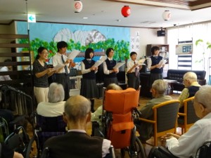 合唱部の方々の歌声最高でした。 写真