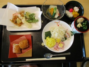 ７月７日は、七夕ですね。お食事も七夕メニューで、 写真