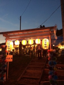 本日土曜日の夕方は、宮下町町内会の納涼祭で 写真