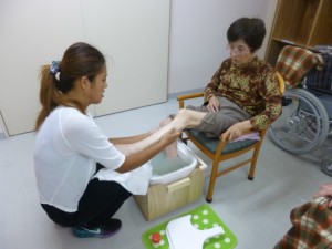 フットケアでリフレッシュ 写真