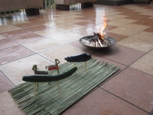 迎え火、送り火 写真