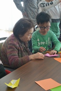 折り紙教室 写真