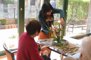 活け花教室 写真