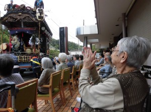 山車が来てくださいました♪ 写真