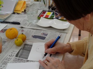 絵手紙クラブ 写真