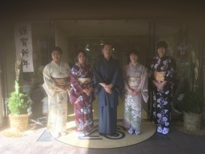 元日の挨拶 写真