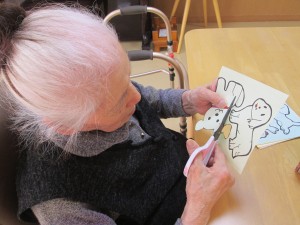 「創作レク」　お正月飾り 写真