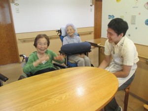 実習生との交流 写真