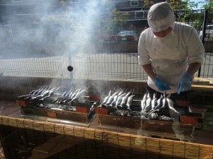 秋の味覚祭①秋刀魚の日 写真