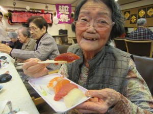 餅つきと忘年会 写真