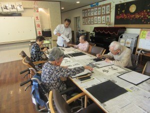 書道教室 写真