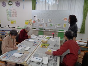 絵手紙クラブ 写真