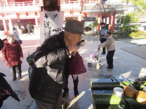 高幡不動尊へ初詣 写真
