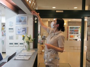 ホールの飾り 写真