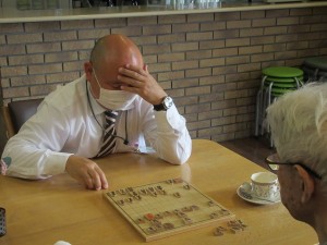 一局一局に集中 写真