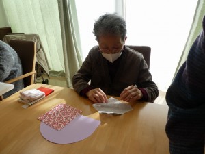 ボランティア・折り紙 写真